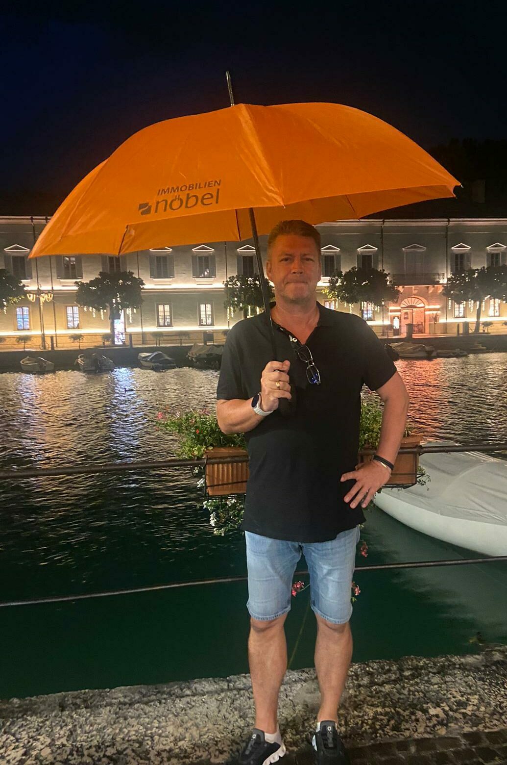 Gardasee, 21:00, Regen, die Frisur sitzt Dank Immobilien Nöbel